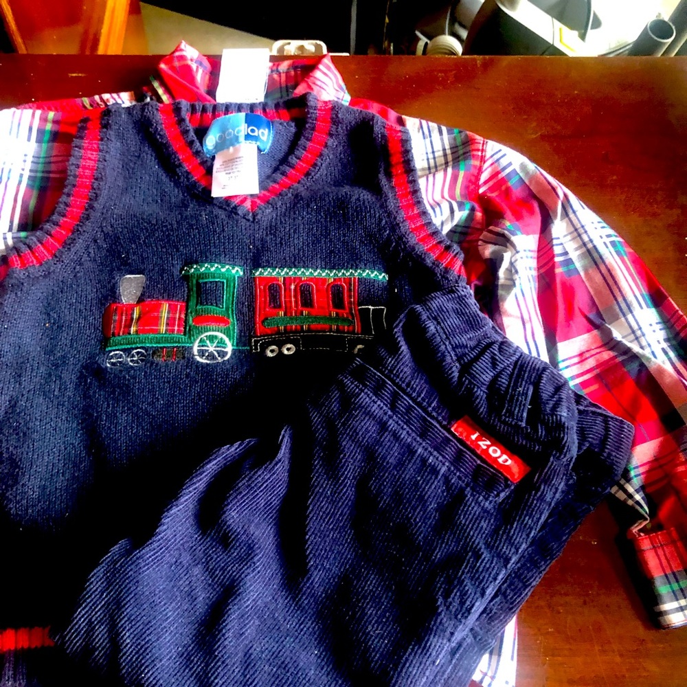 Great train set with vest